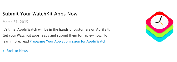 Summit you Apple Watch App